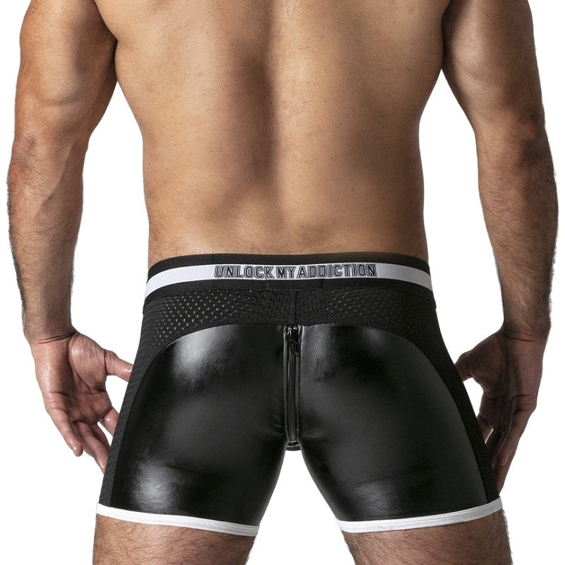 Bóxer Locker Gear LK0523 Full Access Short Negro Y Blanco