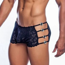 Bóxer MBL02 Abierto Encaje Hombre