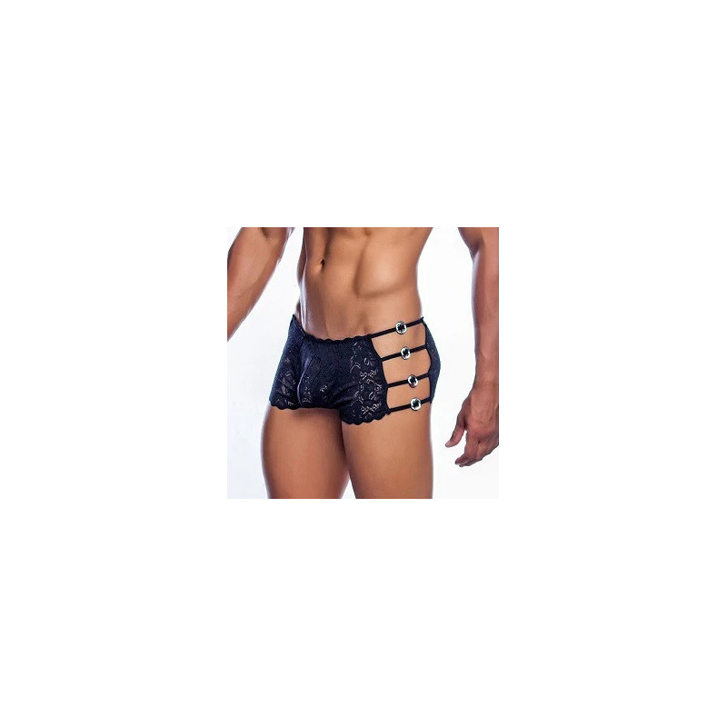 Bóxer MBL02 Abierto Encaje Hombre