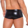 Bóxer Zeus Perforado Hombre Wet Look Shorts 33-3042Z