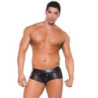 Bóxer Zeus Perforado Hombre Wet Look Shorts 33-3042Z