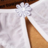 Braguita Abierta 3392 Blanca Con Flor