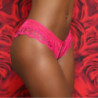 Braguita Abierta 3392 Fucsia Con Flor