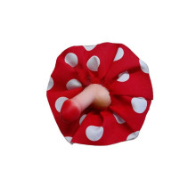 Broche Pito Rojo Con Lunares