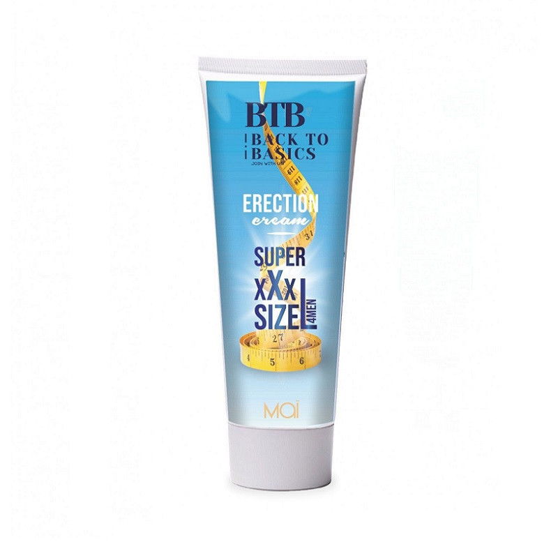 BTB Potenciadora Erección Súper XXL Crema For Men