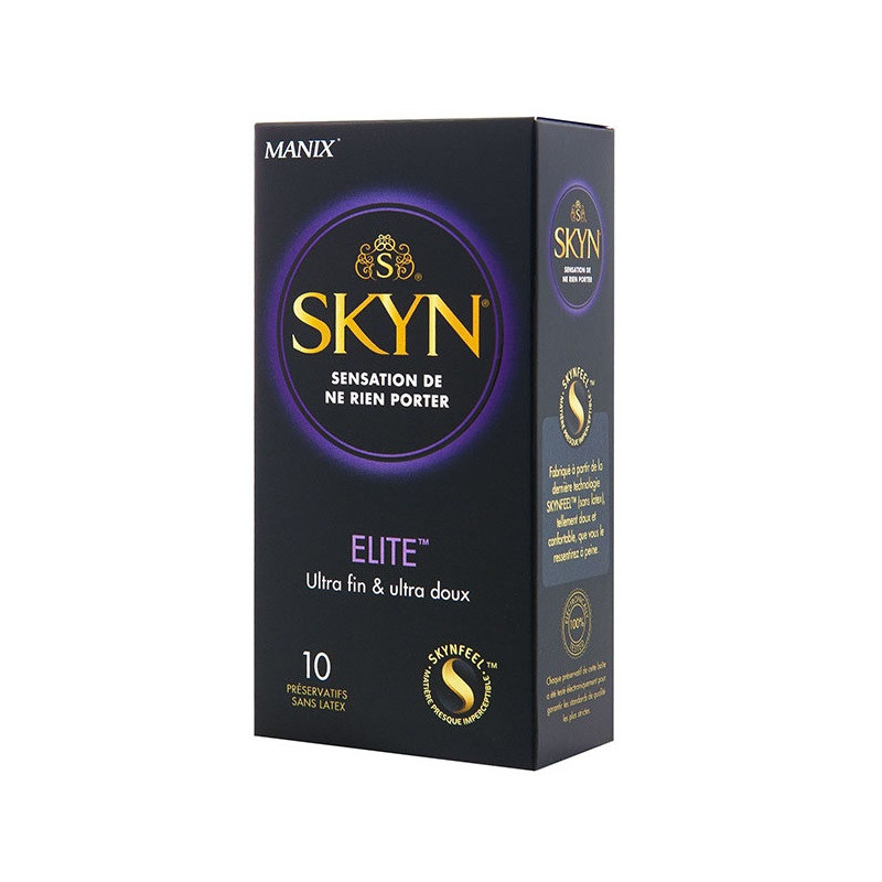 Caja 10 Preservativos Skyn Extrafinos Elite Sin Látex