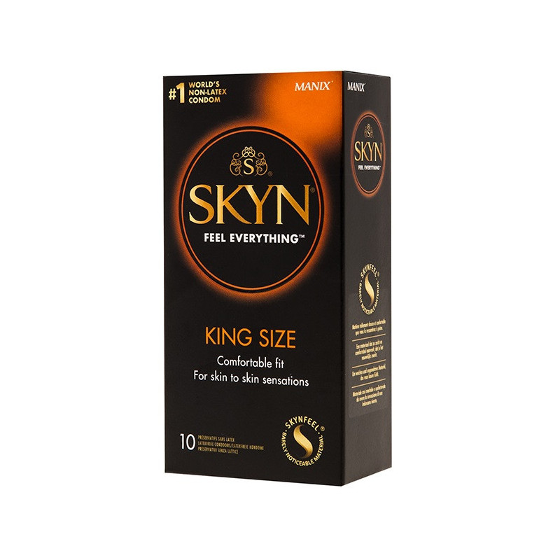 Caja 10 Preservativos Skyn King Size Sin Látex