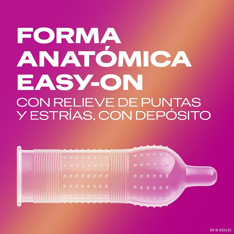 Caja 12 Preservativos Durex Dame Placer