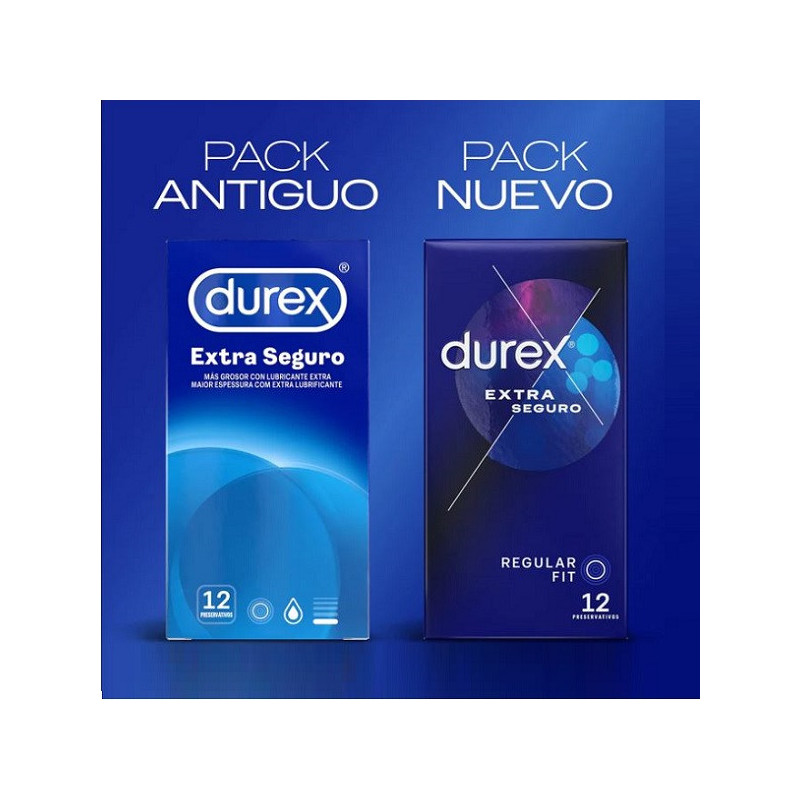 Caja 12 Preservativos Durex Extra Seguro