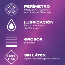 Caja 12 Preservativos Durex Sin Látex