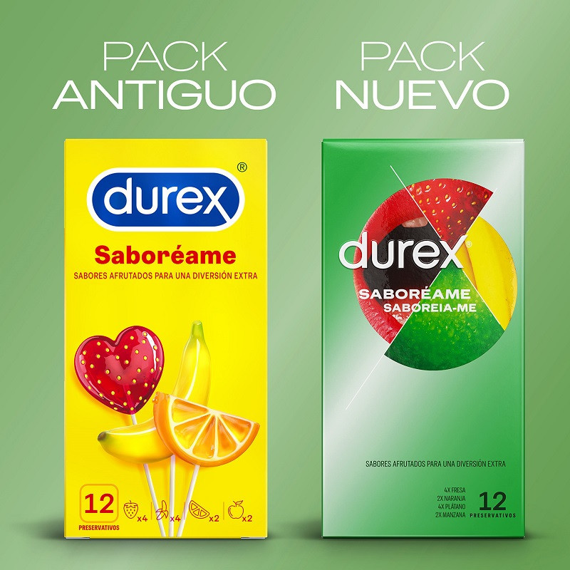 Caja 12 Preservativos Durex Saboréame