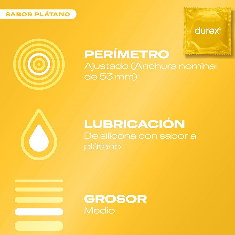 Caja 12 Preservativos Durex Saboréame