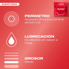 Caja 12 Preservativos Durex Saboréame
