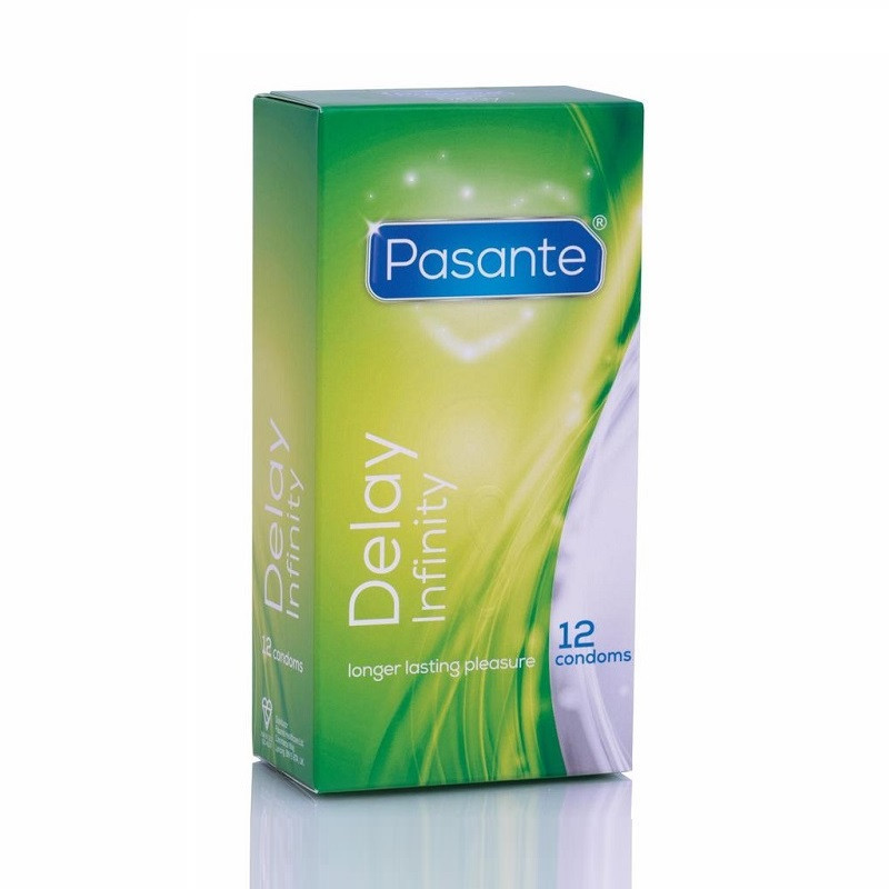 Caja 12 Preservativos Pasante Retardantes Infinity
