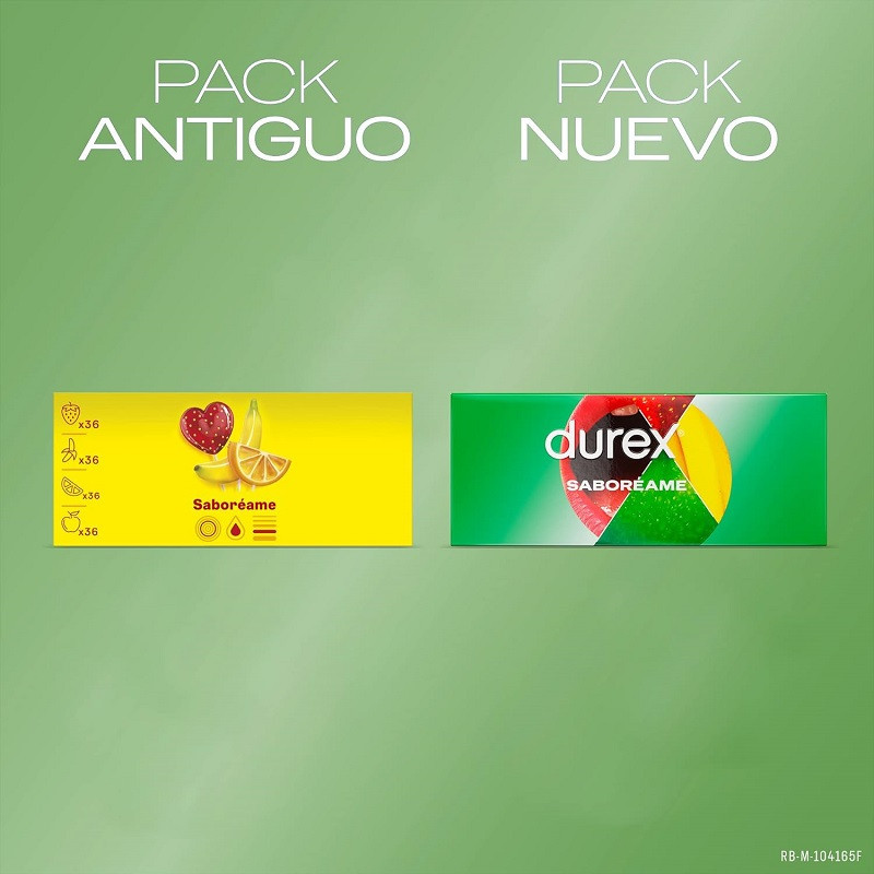 Caja 144 Preservativos Durex Saboréame