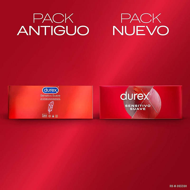 Caja 144 Preservativos Durex Sensitivo Suave