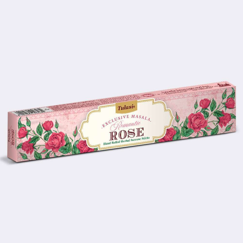 Caja 15 G Incienso Masala Tulasi Romantic Rose