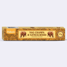 Caja 15 G Incienso Tulasi Nag Champa y Sándalo