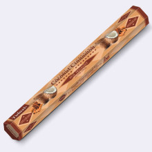 Caja 20 Varillas Incienso Tulasi Dual Coco y Canela