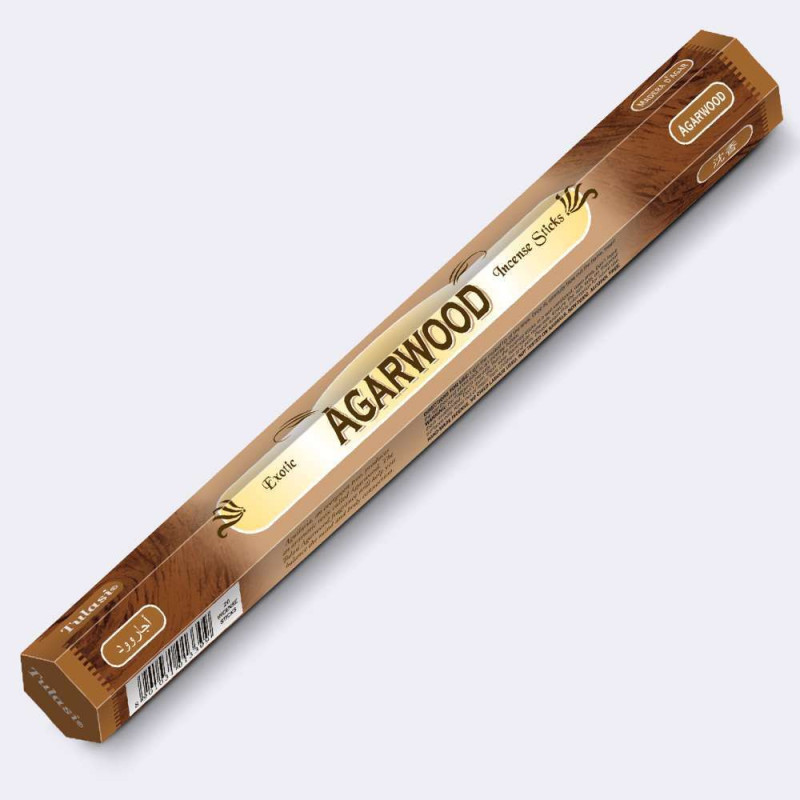 Caja 20 Varillas Incienso Tulasi Exotic Madera De Agar