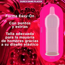 Caja 3 Preservativos Durex Dame Placer