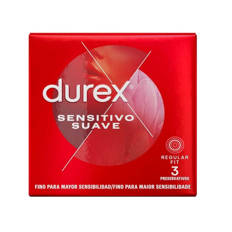 Caja 3 Preservativos Durex Sensitivo Suave