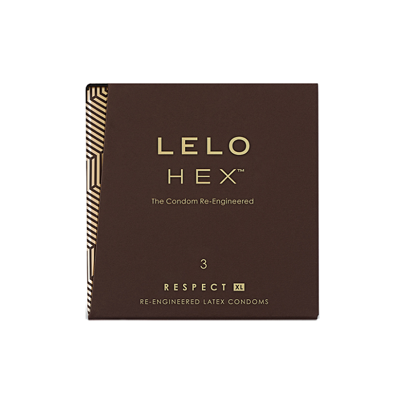 Caja 3 Preservativos Lelo Hex Respect XL