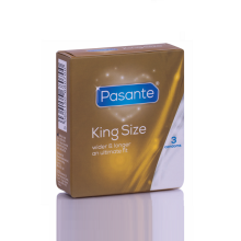 Caja 3 Preservativos Pasante King Size