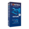 Caja 6 Preservativos + Gel Control 2 En 1 Nature