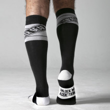 Calcetines Largos Locker Gear Negro Y Blanco