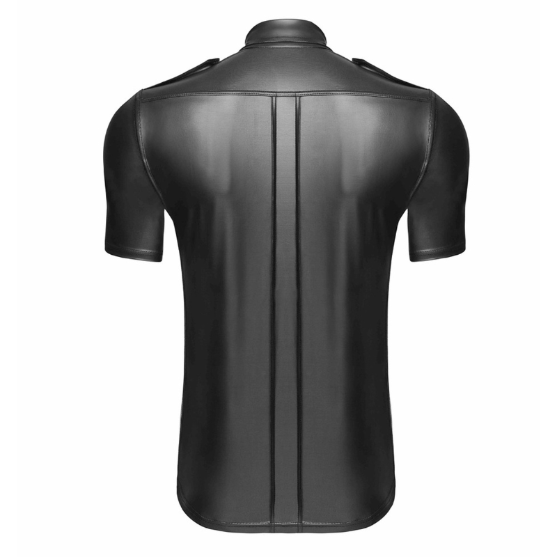 Camisa Wetlook Noir Handmade H011