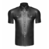 Camisa Wetlook Noir Handmade H011