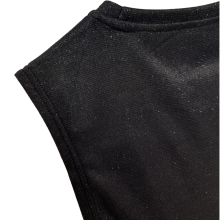 Camiseta Corta Negra Brillos