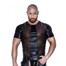 Camiseta Handmade H049 Unchained Tulle Eyelet Noir