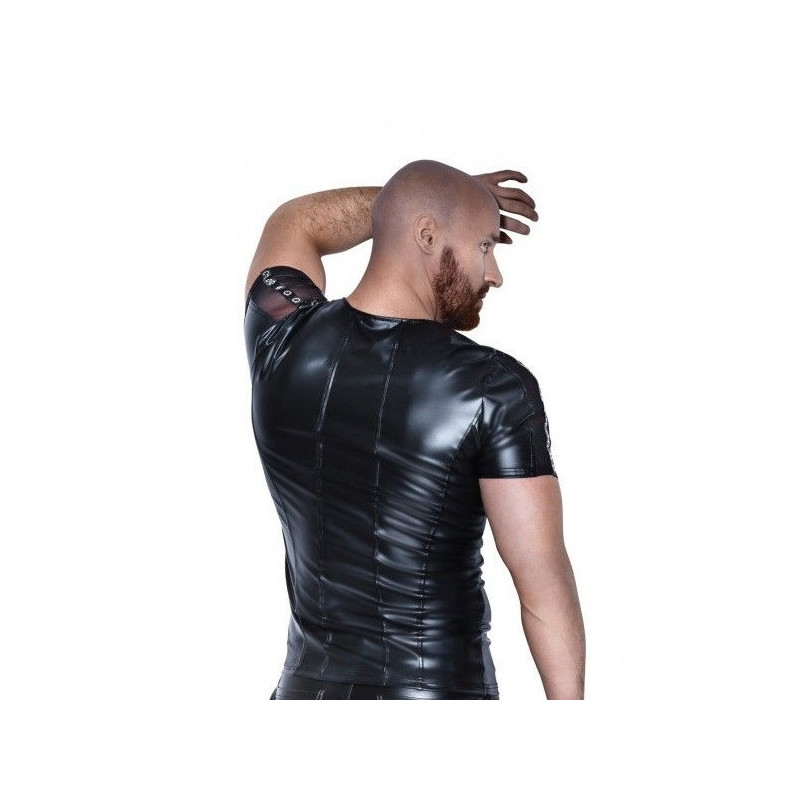 Camiseta Handmade H049 Unchained Tulle Eyelet Noir