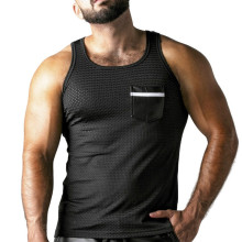 Camiseta Locker Gear Look At Harder LK1053 Negro y Blanco