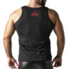 Camiseta Locker Gear Look At Harder LK1053 Negro y Rojo