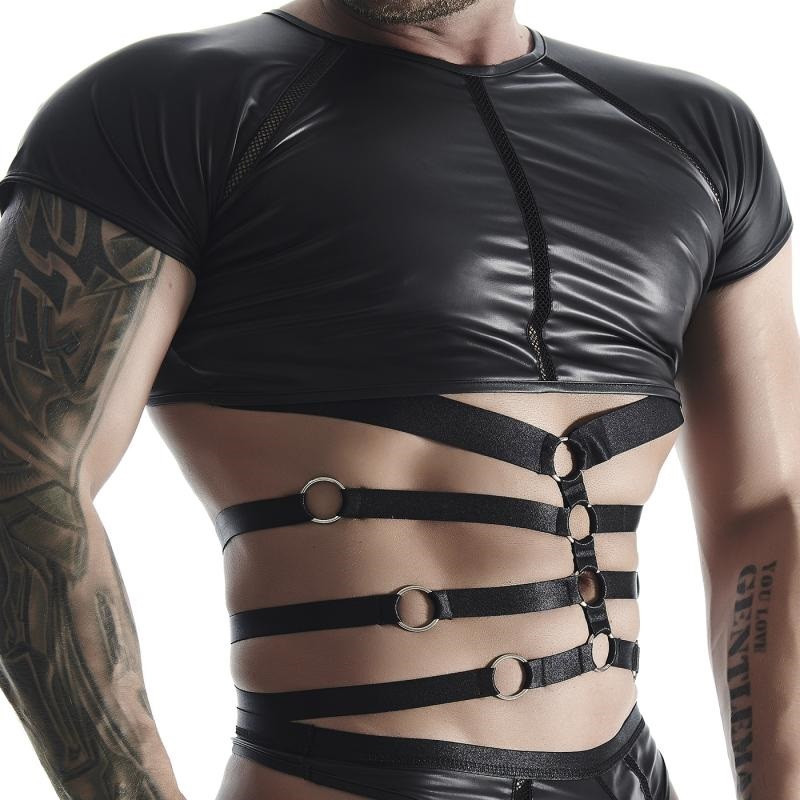 Camiseta Wetlook Regnes Fetish Planet Con Correas TSH011