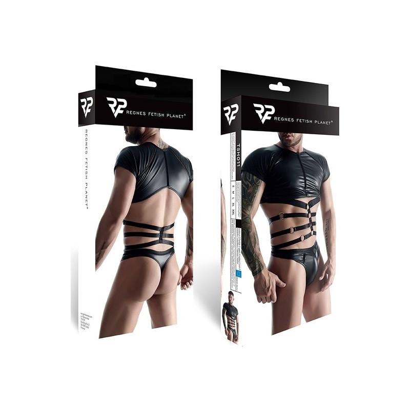 Camiseta Wetlook Regnes Fetish Planet Con Correas TSH011