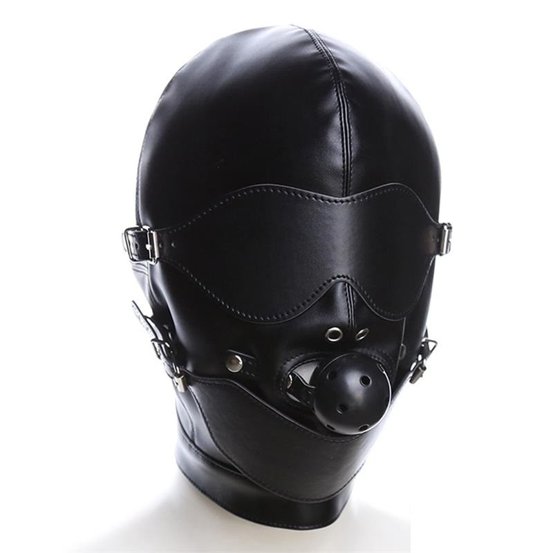 Capucha Sumisión con Mordaza Slave BDSM Line