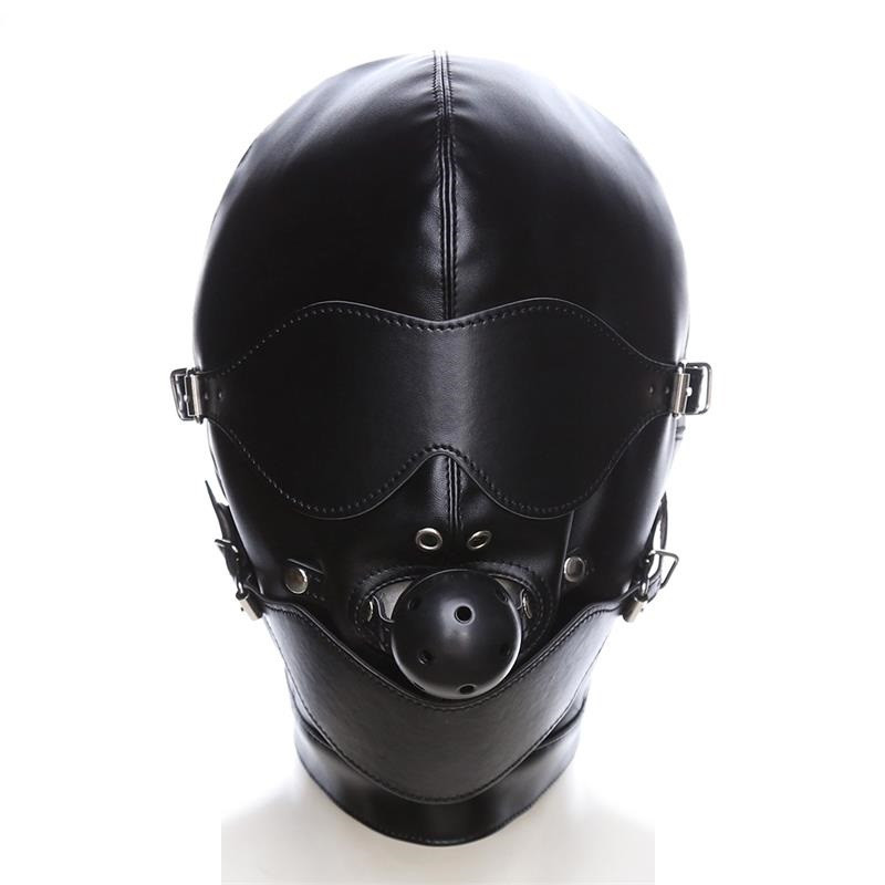 Capucha Sumisión con Mordaza Slave BDSM Line