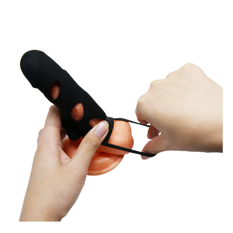 Funda Silicona Pene Rabbit Vibrador Pretty Love