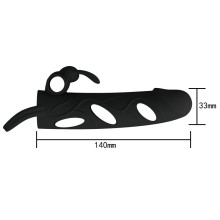 Funda Silicona Pene Rabbit Vibrador Pretty Love