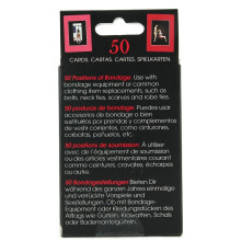 Cartas 50 Posturas of Bondage