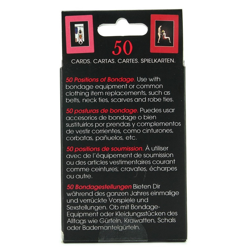 Cartas 50 Posturas of Bondage