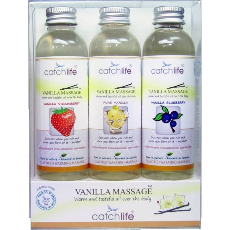 Catch Life Pack Vainilla Batidos Massage 3 x 75 ml