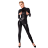 Catsuit Wetlook Noir Handmade F319