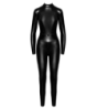 Catsuit Wetlook Noir Handmade F319