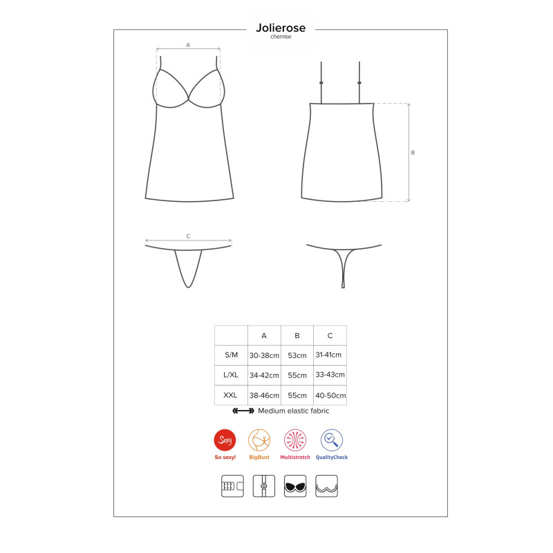 Chemise De Obsessive Rojo Jolierose