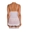 Chemise y Tanga Blanco Washington